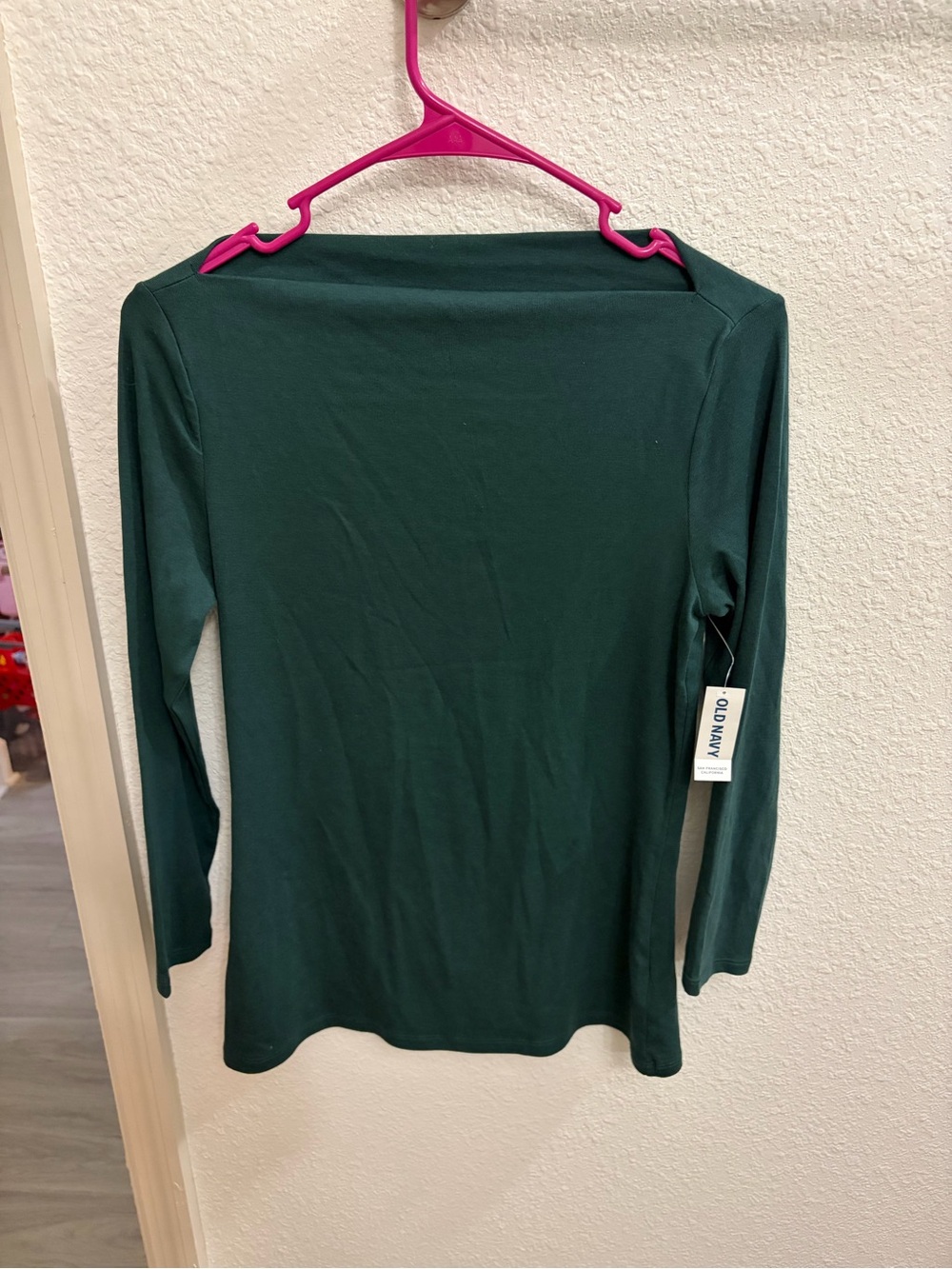 NWT Old Navy Emerald Green Long Sleeve Tee